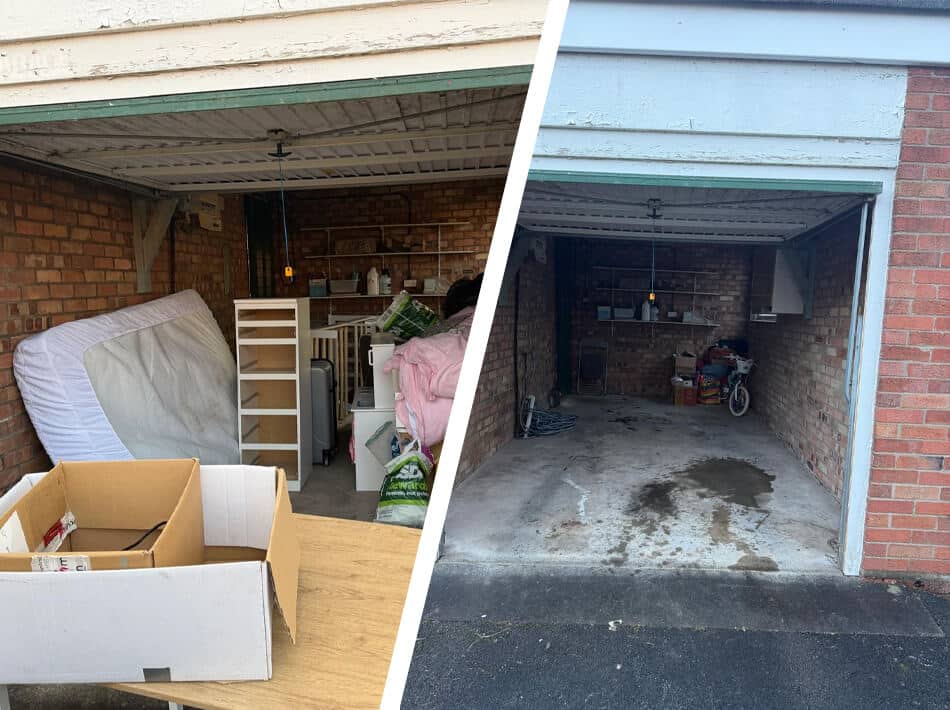 Waste wizard before and after